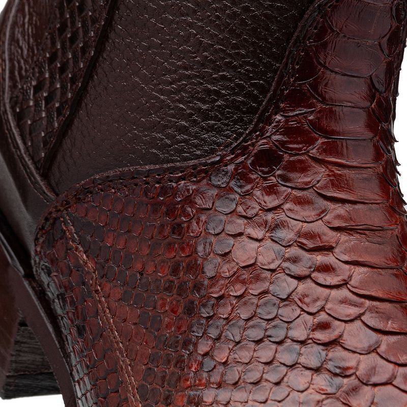 Bota vaquera en piel original de pitón modelo Centaurus