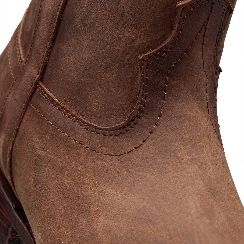 Bota vaquera de piel de res original modelo Dorado