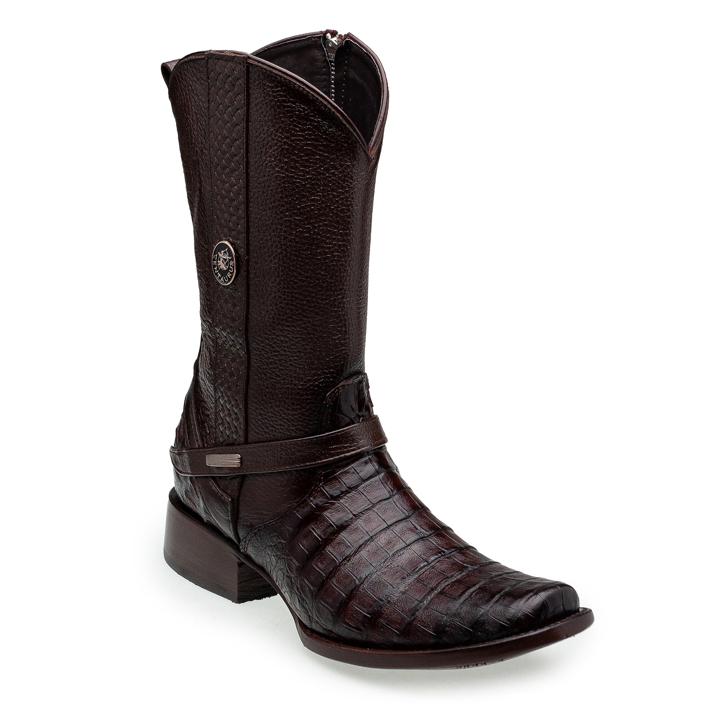 Bota en Piel de Cocodrilo Modelo Luxor