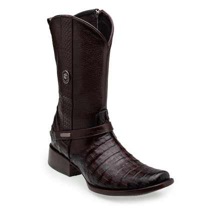 Bota en Piel de Cocodrilo Modelo Luxor