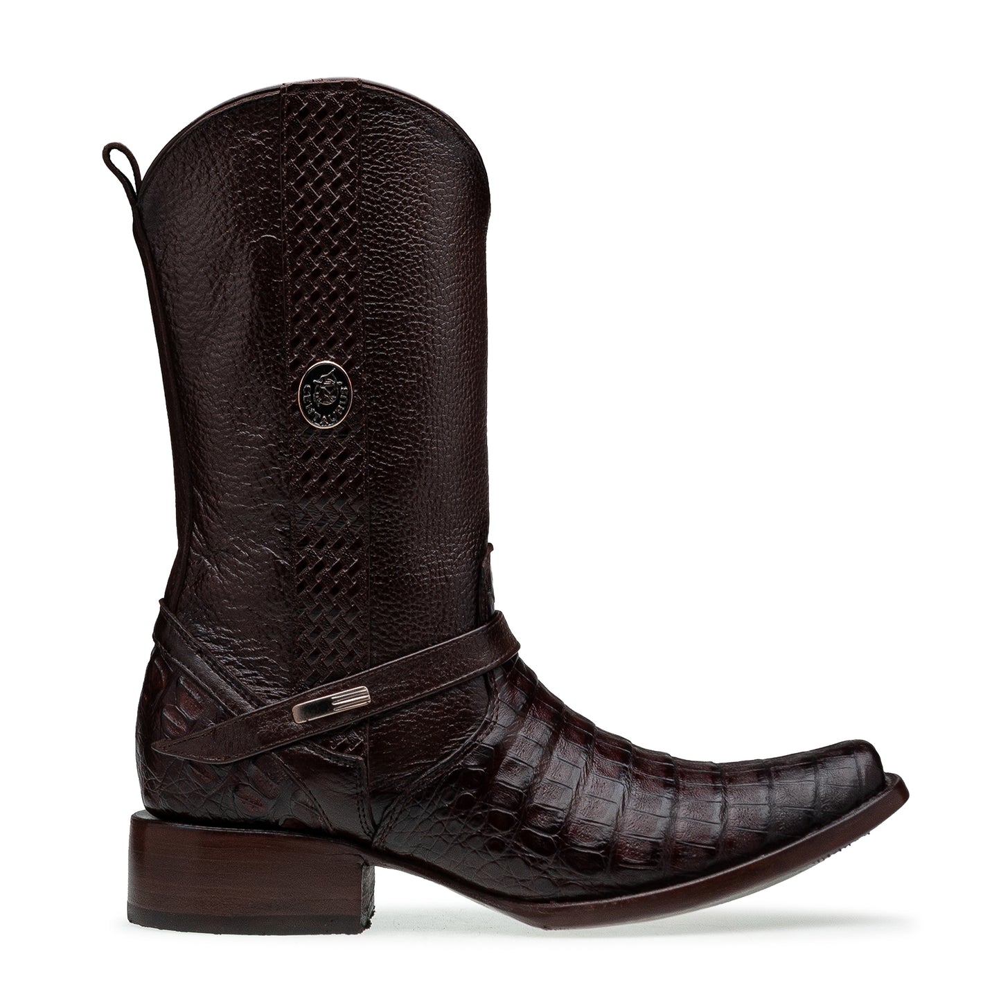 Bota en Piel de Cocodrilo Modelo Luxor