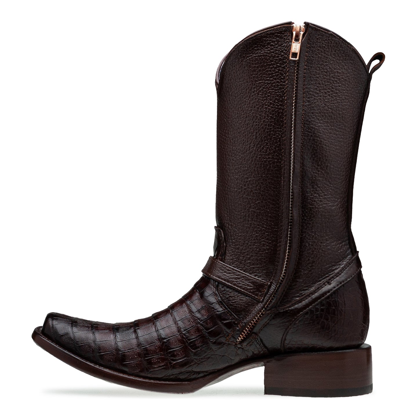 Bota en Piel de Cocodrilo Modelo Luxor