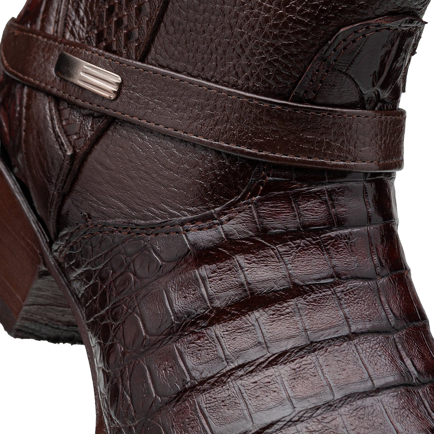 Bota en Piel de Cocodrilo Modelo Luxor
