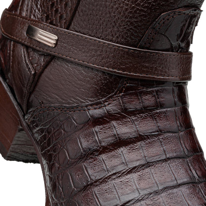 Bota en Piel de Cocodrilo Modelo Luxor