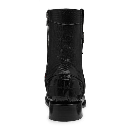Original crocodile leather cowboy boot, Horizon model