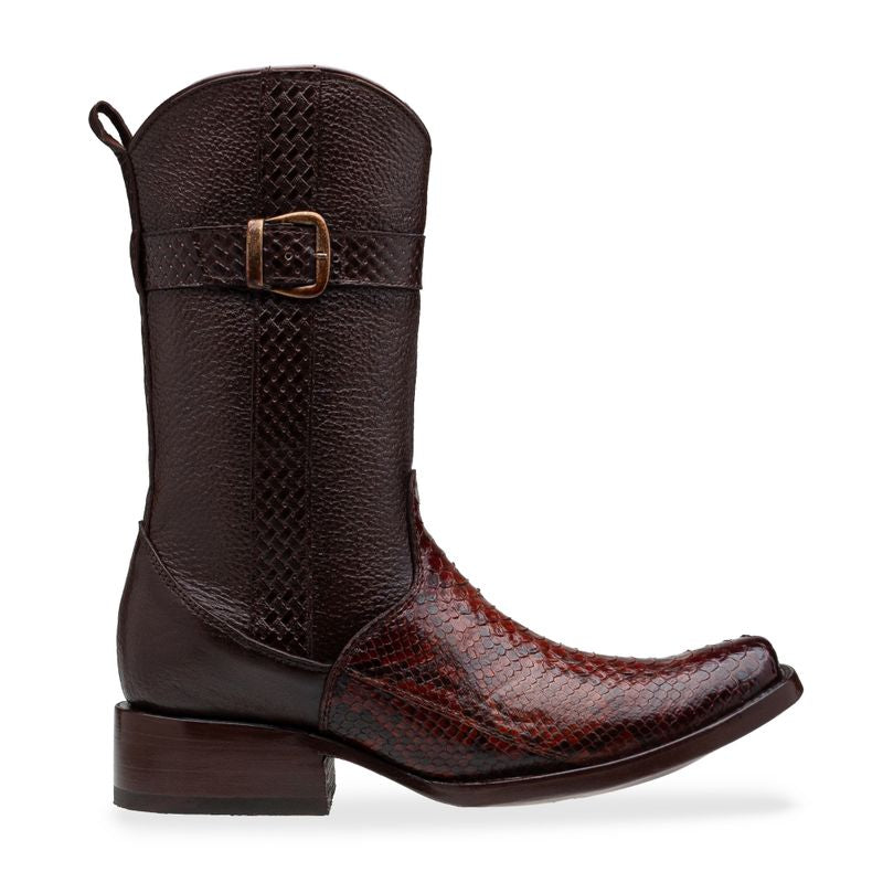 Bota vaquera en piel original de pitón modelo Centaurus