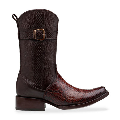 Bota vaquera en piel original de pitón modelo Centaurus