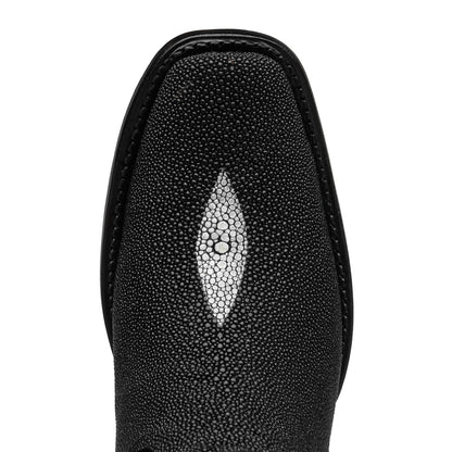 Bota vaquera en piel original de mantarraya modelo fenix