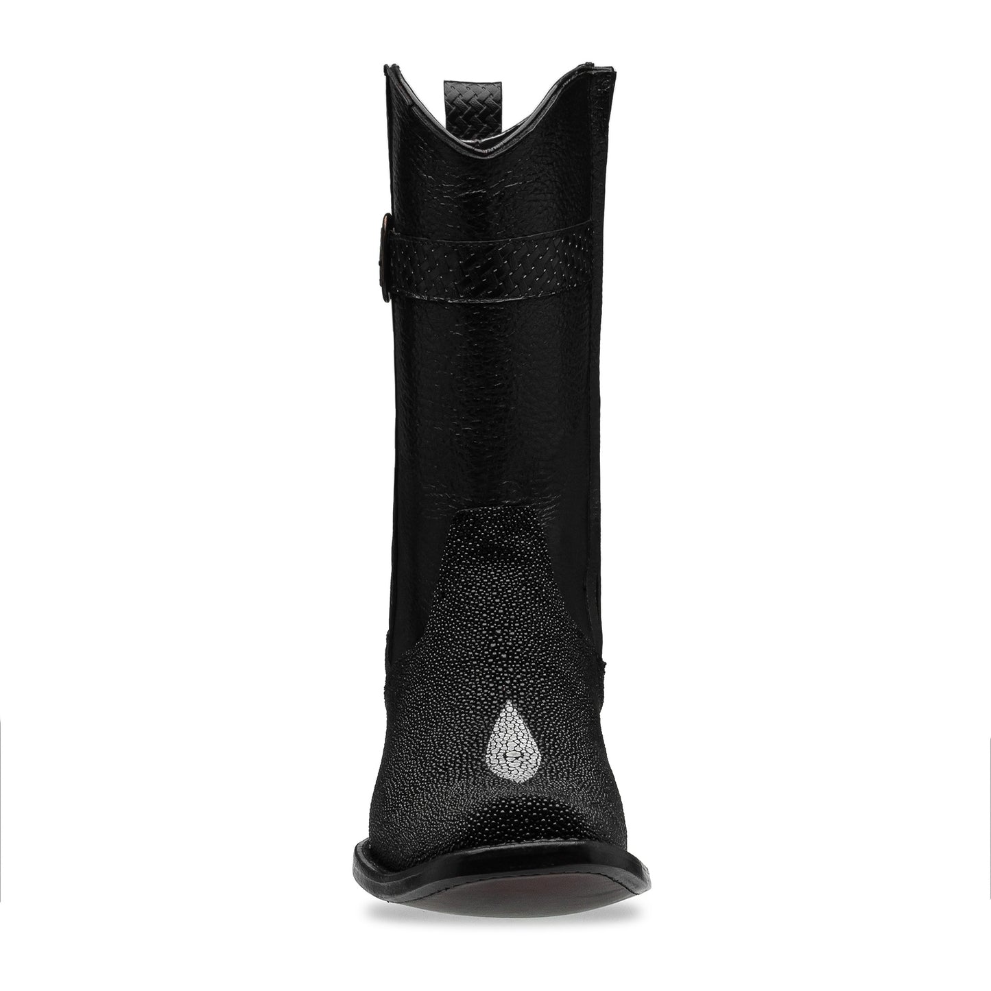 Bota vaquera en piel original de mantarraya modelo fenix