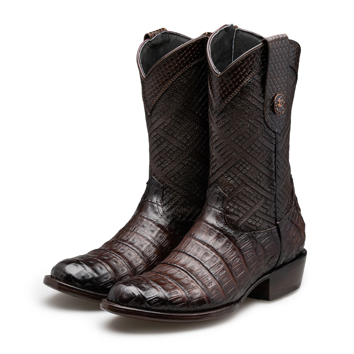 Bota en Piel de Cocodrilo Modelo Onix