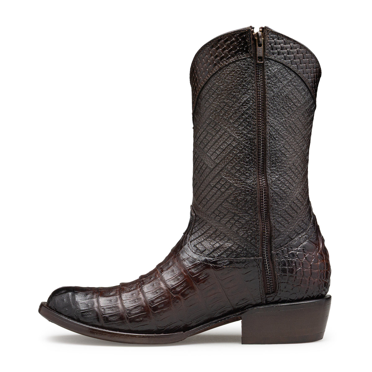 Bota en Piel de Cocodrilo Modelo Onix