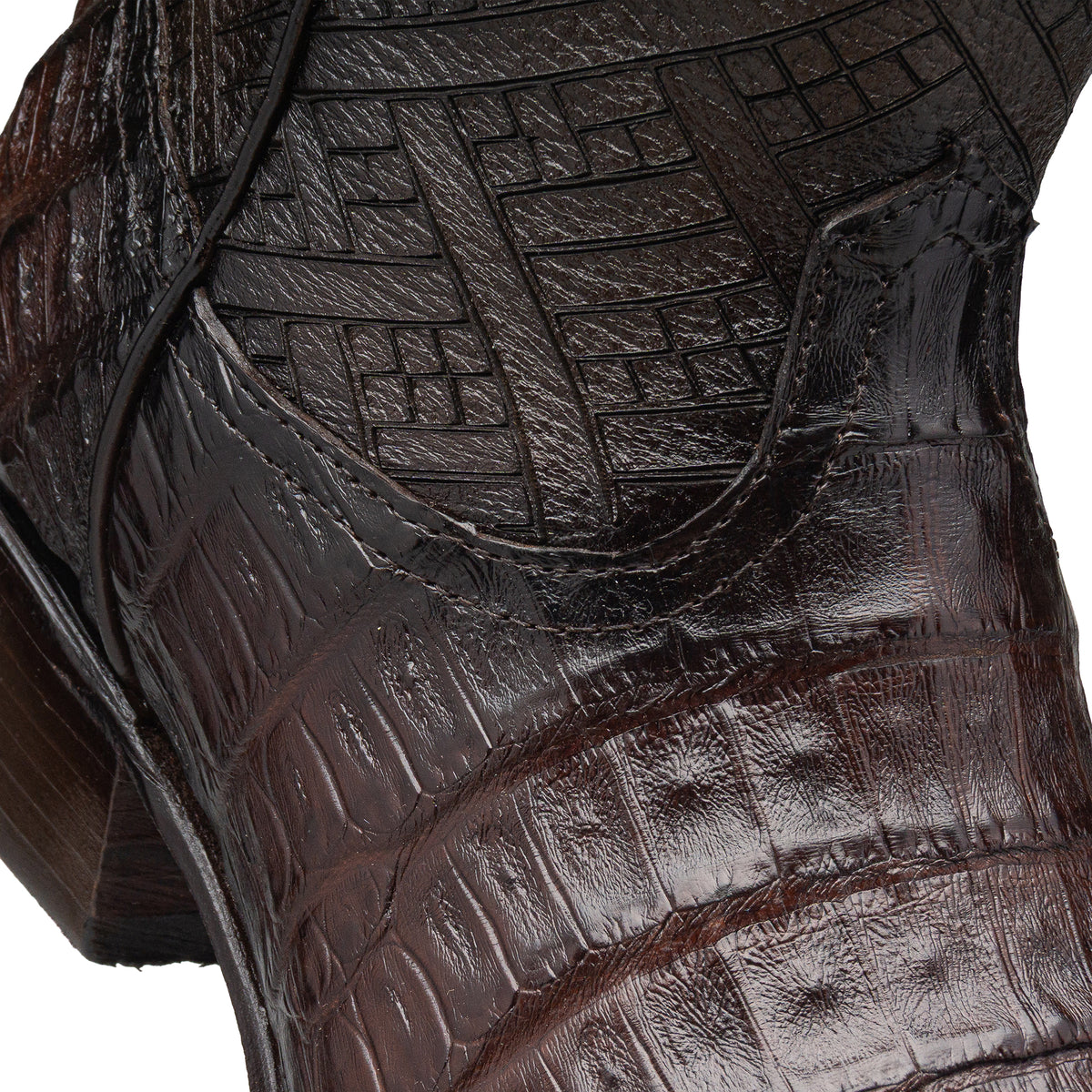Bota en Piel de Cocodrilo Modelo Onix