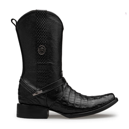 Bota en Piel de Cocodrilo Modelo Luxor