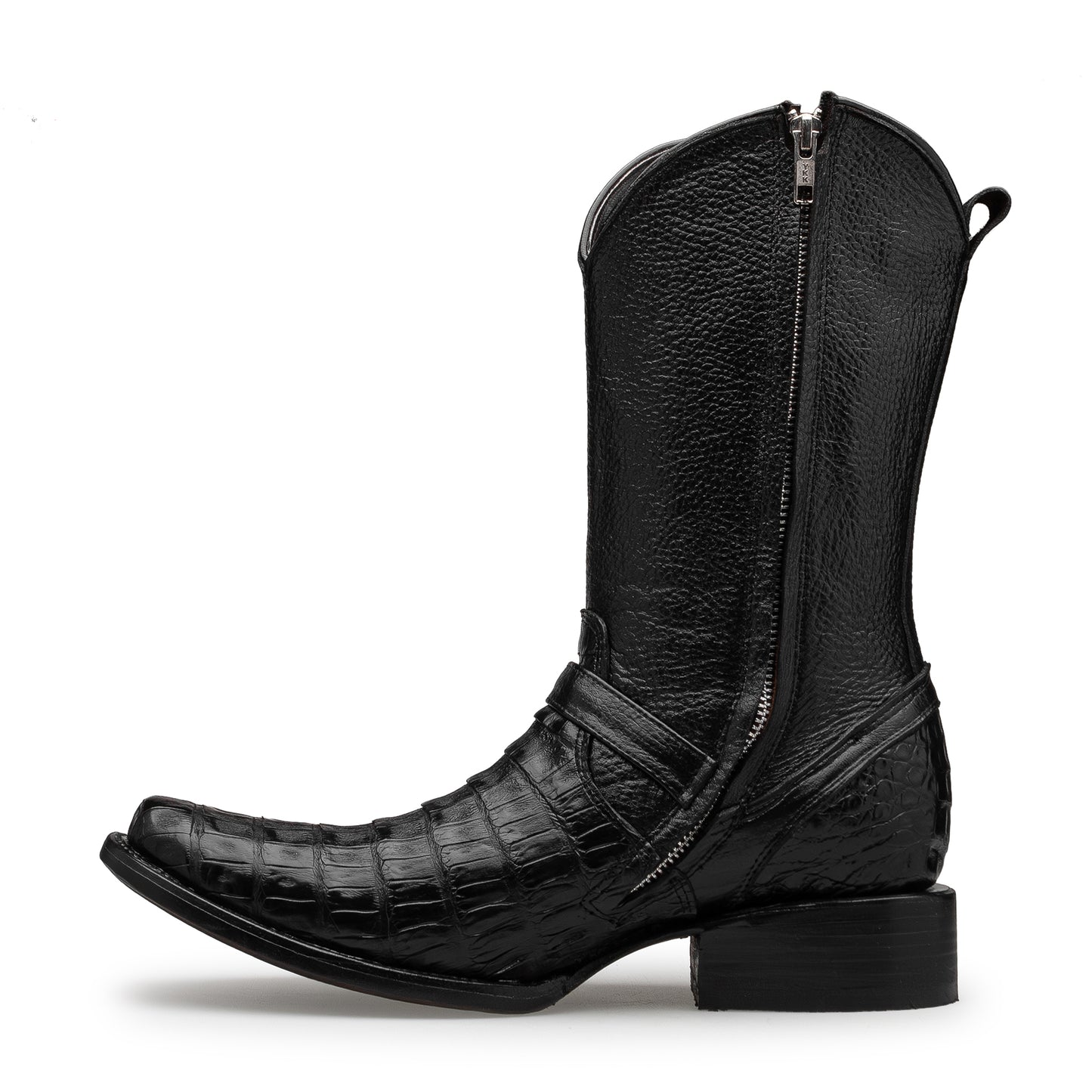Bota en Piel de Cocodrilo Modelo Luxor