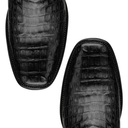Bota en Piel de Cocodrilo Modelo Luxor