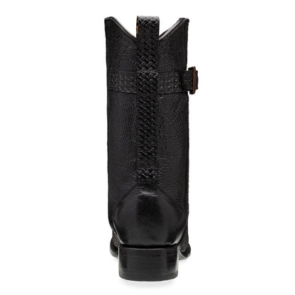 Bota en piel original de pitón modelo fénix nobuck