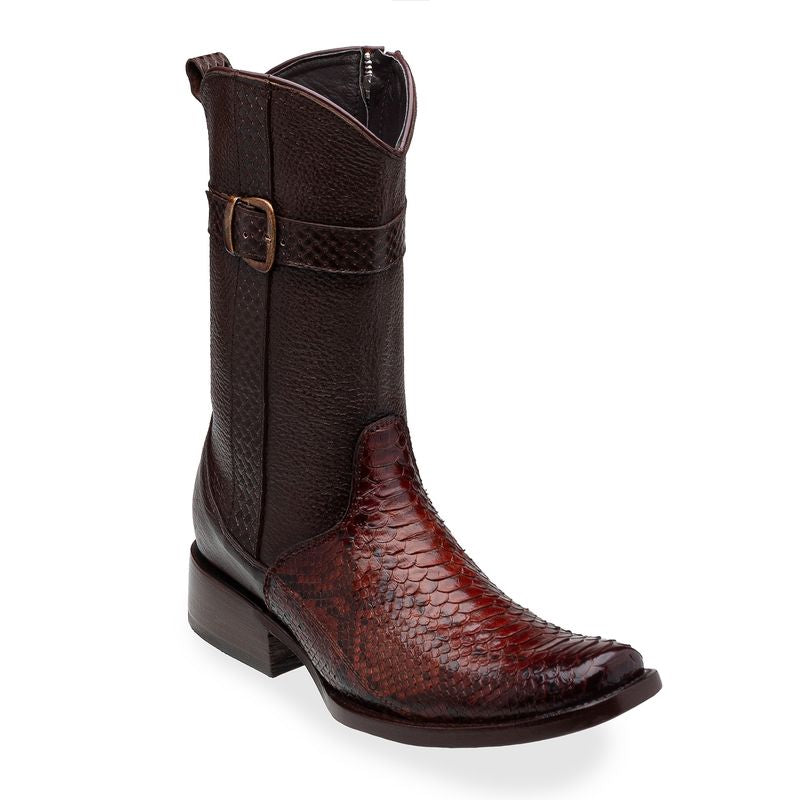 Bota vaquera en piel original de pitón modelo Centaurus