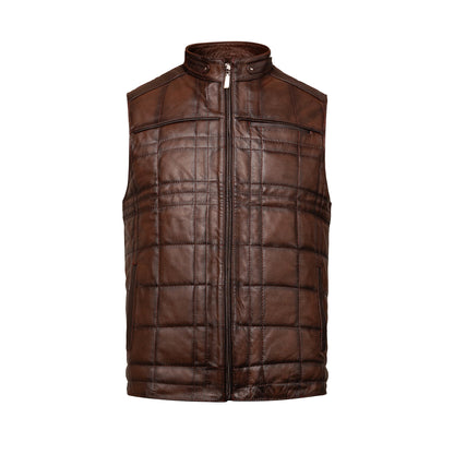 Chaleco Montana en piel de Borrego
