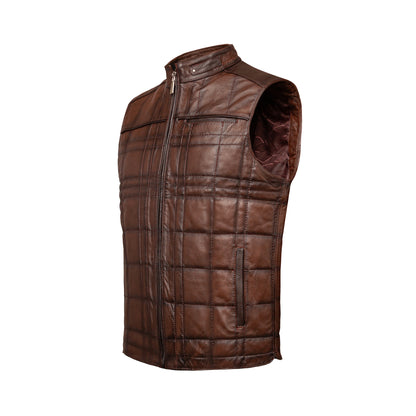Chaleco Montana en piel de Borrego