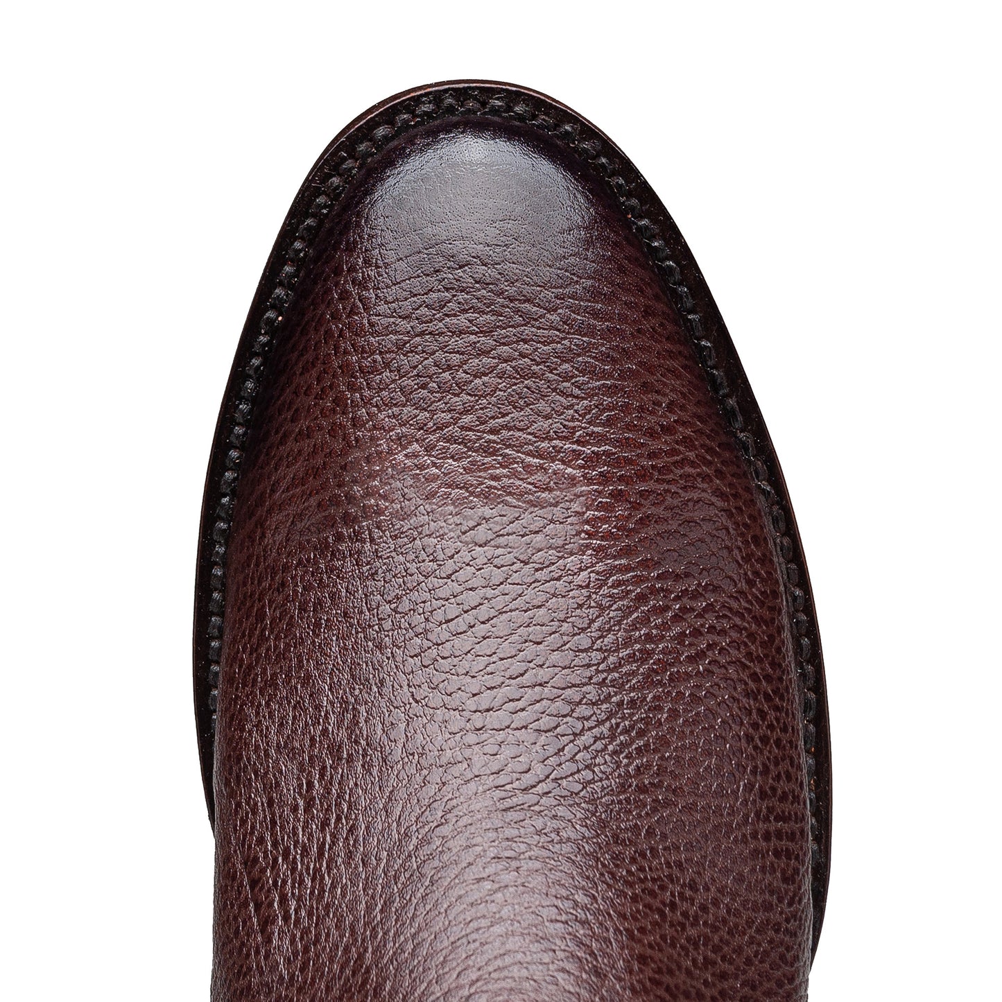 Quirón model python leather ankle boot with grafted sole