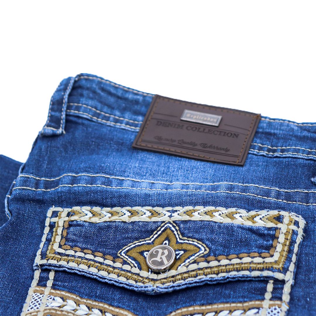 Replicated model jeans