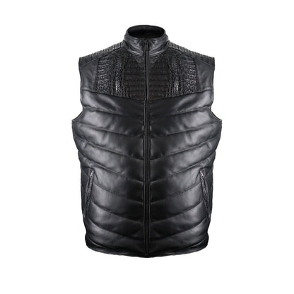 Original leather vest Sendero model